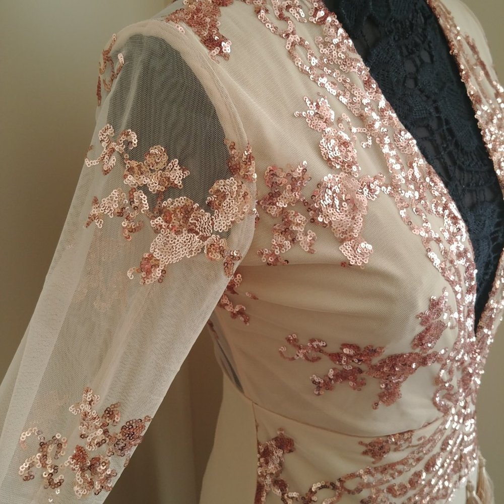 Nasty Gal How Low Can You Go Sequin Dress - Picture 6 of 8